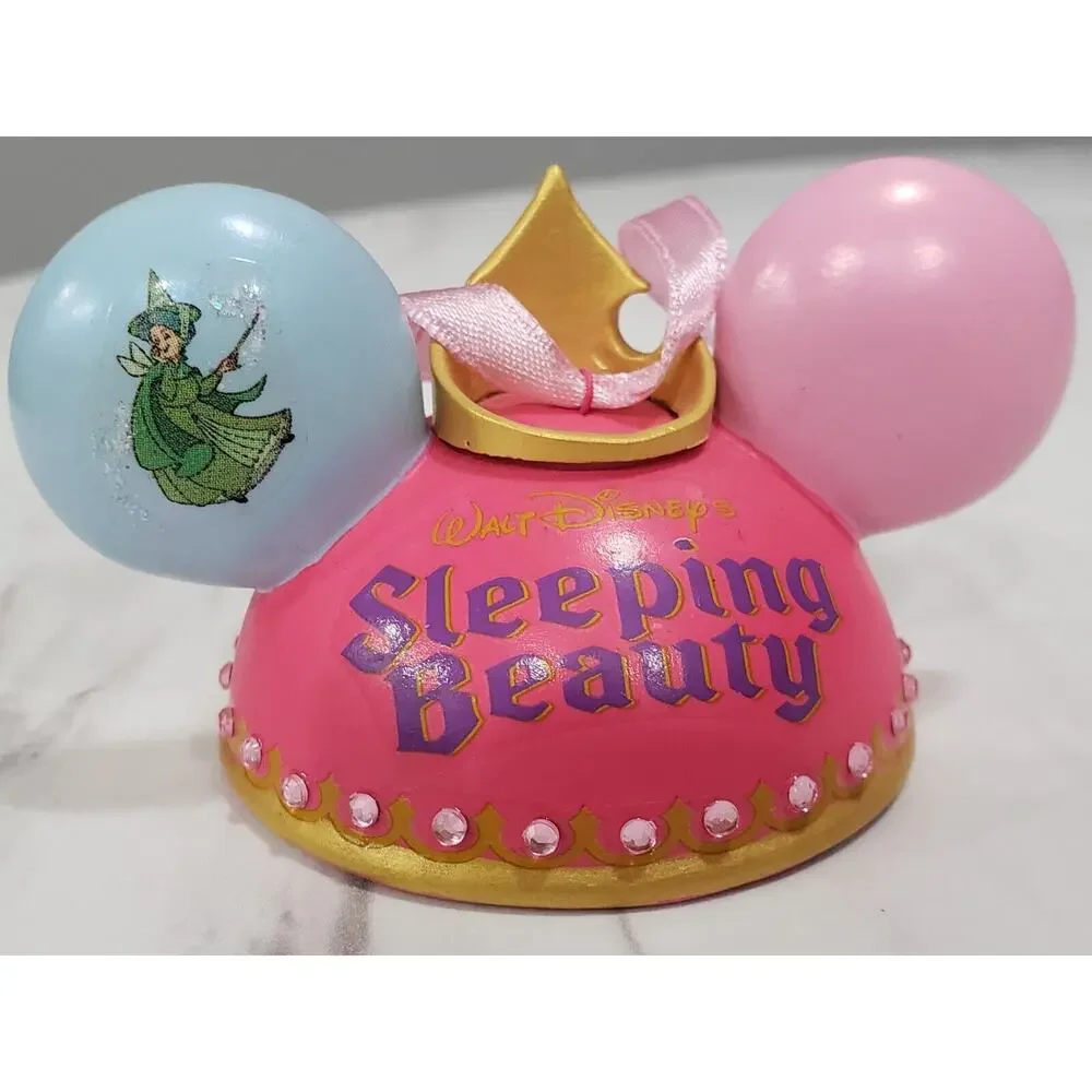 Disney Parks Ornament Ear Hat Sleeping‎ Beauty Castle Disneyland LIMITED EDITION